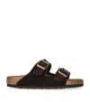 Birkenstock Suede Arizona Sandals In Multi