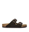 Birkenstock Suede Arizona Sandals In Multi