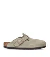 Birkenstock Buckle-fastening Suede Sandals In Brown