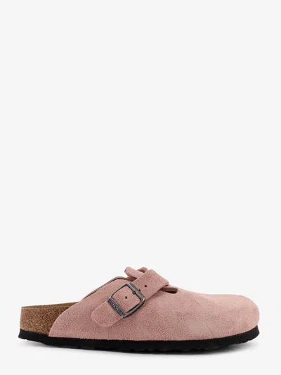 Birkenstock Suede Boston Sandals In Multi