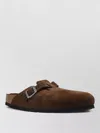 Birkenstock Suede Cork Platform Sandals Double Strap In Multi