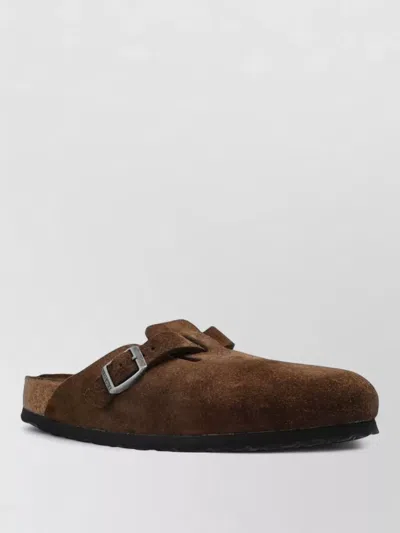 Birkenstock Suede Cork Platform Sandals Double Strap In Multi