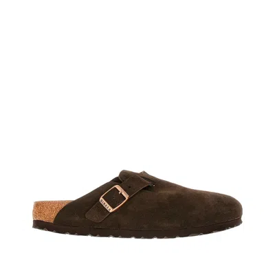 BIRKENSTOCK SUEDE LEATHER 'BOSTON' SABOT