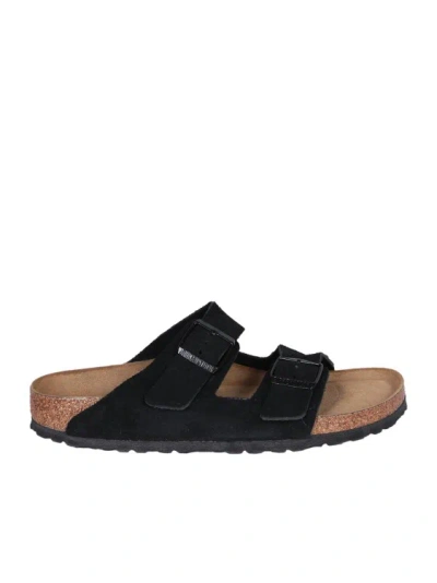 Birkenstock Suede Leather Sneakers By Birkestock In Black