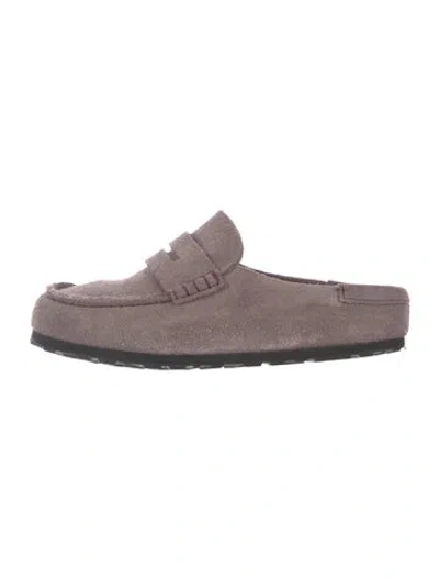 Pre-owned Birkenstock Suede Loafers In Multicolor