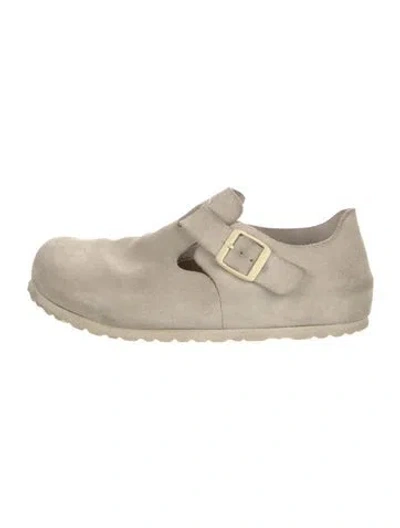 Pre-owned Birkenstock Suede Loafers In Neutral