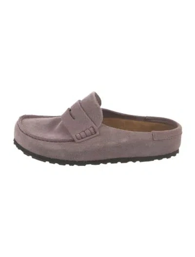 Pre-owned Birkenstock Suede Loafers In Pink