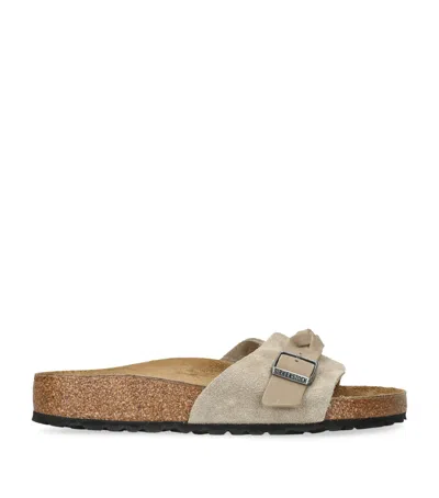 BIRKENSTOCK SUEDE OITA BRAIDED SANDALS