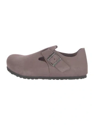 Pre-owned Birkenstock Suede Oxfords In Multi