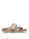 Birkenstock Uji Slides In Beige