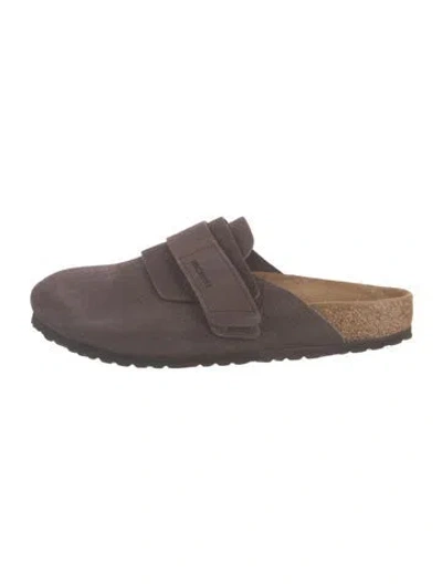 Pre-owned Birkenstock Suede Sandals In Grey