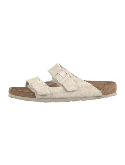 Pre-owned Birkenstock Suede Sandals In Neutrals