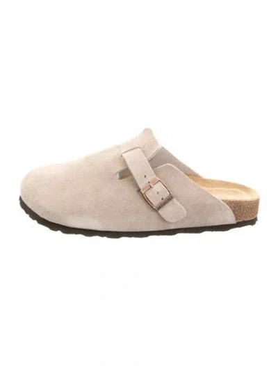 Pre-owned Birkenstock Suede Sandals In Neutrals