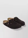 Birkenstock Suede Sandals Rubber Sole In Blue