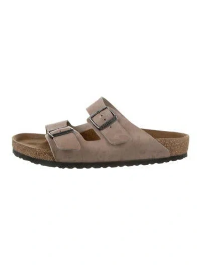 Pre-owned Birkenstock Suede Slides In Multi