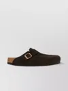 Birkenstock 'boston' Black Slip-on Mules With Buckle