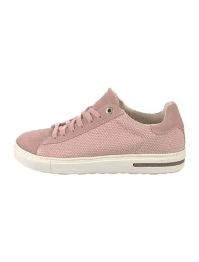 Pre-owned Birkenstock Suede Sneakers In Pink