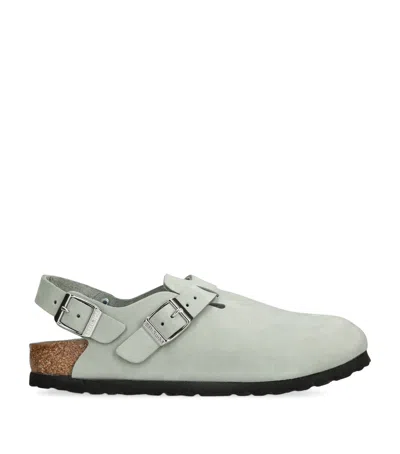 BIRKENSTOCK SUEDE TOKIO CLOGS