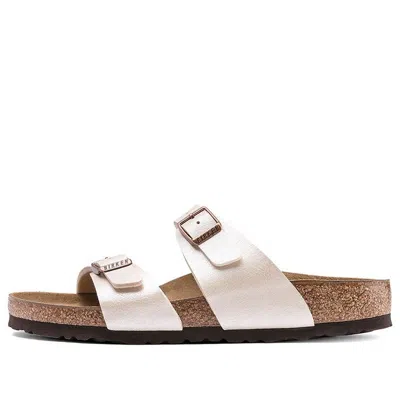 Birkenstock Sydney Birko-flor Graceful Narrow Fit Sandals 'pearl White'