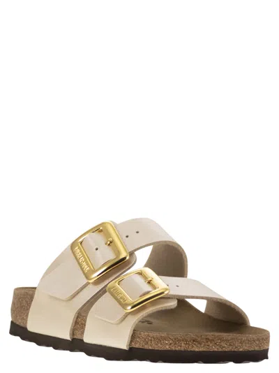 Birkenstock Sydney Cb - Sandal With Two Straps And Buckles In Pearl