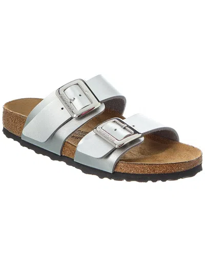 Birkenstock Sydney Luxe Narrow Birko-flor Sandal In Metallic