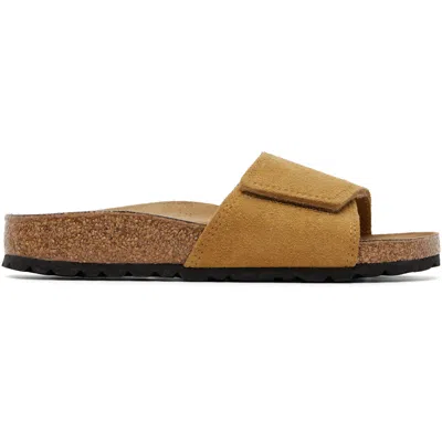 Birkenstock Tan Narrow Sylt Sandals In Brown