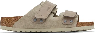 Birkenstock Taupe Narrow Uji Sandals