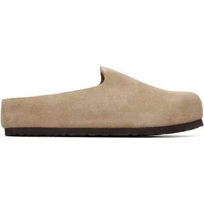 Birkenstock Taupe Regular Amsterdam Wrapped Loafers In Neutral
