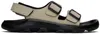 Birkenstock Taupe Regular Mogami Terra Sandals In Eucalyptus