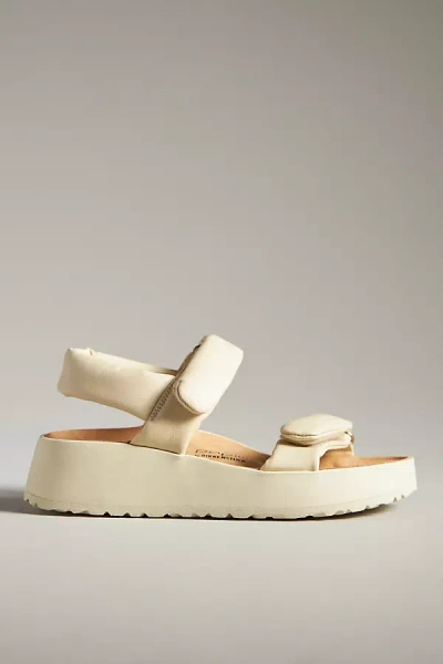 Birkenstock Theda Platform Sandals In Beige