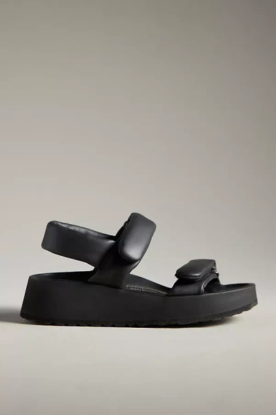 Birkenstock Theda Platform Sandals In Black