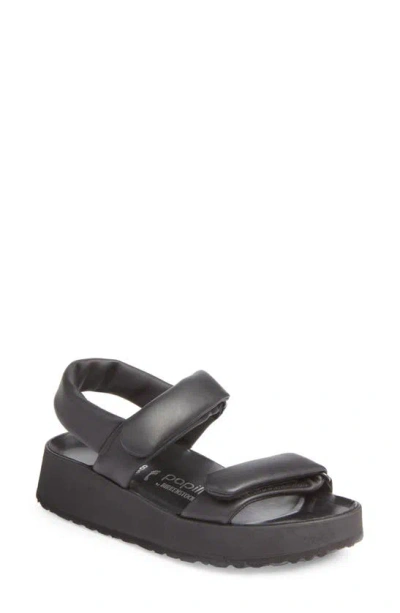 Birkenstock Theda Wedge Sandal In Black