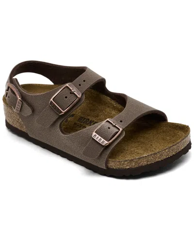 Birkenstock Babies' Toddler Kids Roma Birkibuc Sandals From Finish Line In Brown