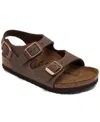 Birkenstock Kids' Unisex Milano Mocha Bb Sandals - Toddler In Brown