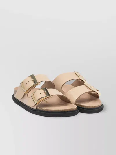 Birkenstock Toe Open Rubber Sole Sandals