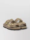 Birkenstock Toe Open Sole Textured Sandals In Neutral