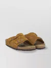 Birkenstock Toe Open Suede Cork Sandals