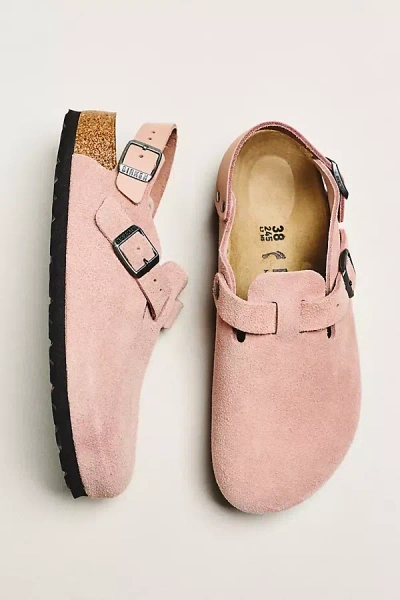 Birkenstock Tokio Buckle-strap Slides In Pink