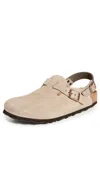 Birkenstock Tokio Clogs Taupe In Neutral