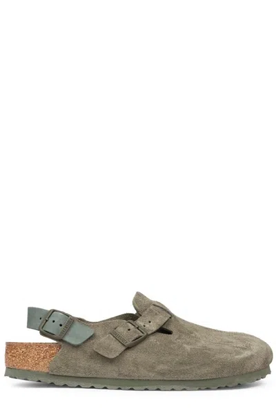 Birkenstock Tokio Ii Flat Slippers In Green