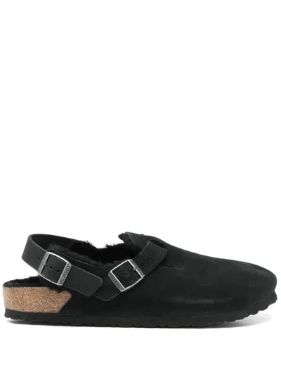 Birkenstock Tokio Inside Shearling In Black