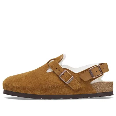 BIRKENSTOCK BIRKENSTOCK TOKIO INSIDE SHEARLING SUEDE 'REGULAR BROWN'