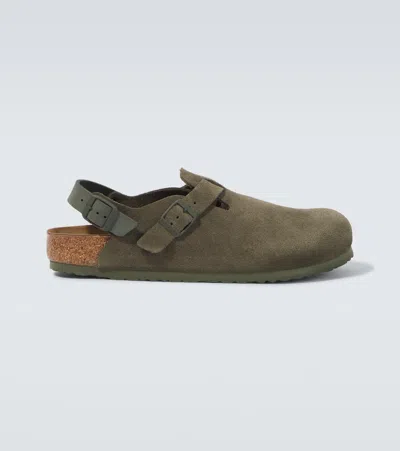 BIRKENSTOCK TOKIO LEVE SUEDE CLOGS