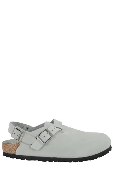 BIRKENSTOCK TOKIO NUBUCK LEATHER CLOGS