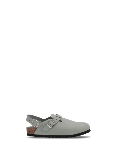 BIRKENSTOCK BIRKENSTOCK TOKIO PURE SAGE, NUBUCK LEATHER