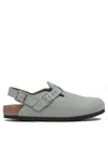Birkenstock Mint Green Nubuck Leather Tokio Mules