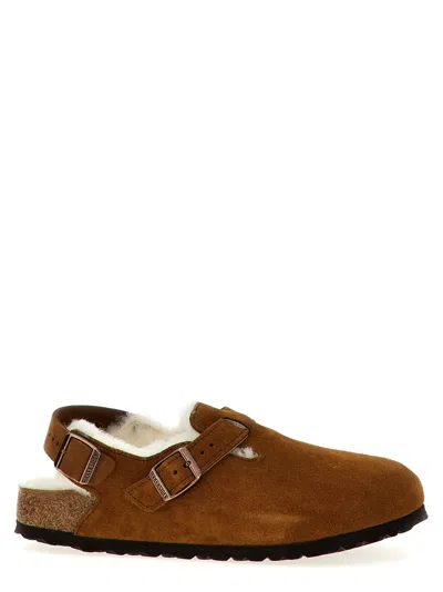 Birkenstock Tokio Sabots In Brown
