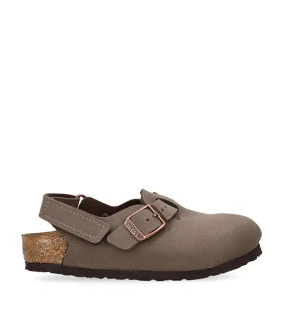 Birkenstock Kids' Tokio Sandals In Dark Brown