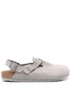 Birkenstock Tokio Slingback Loafer In Grey