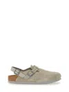 Birkenstock Tokio Slingback Loafer In Grey